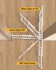 Extra Tall Baby Gate for Stairs Doorways & Kitchen, 26.4"-43" W x 39" H, No Bottom Bar Dog Gate, One-Handed Auto-Close, Hardware Mount Safety Gate for Dogs & Toddlers, White view 3