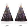 QWNMD New York CitySanta Hat Soft Christmas Party Hat with Printed Design Santa Hat, Suitable for All Ages view 3