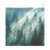 YANENDIE Misty Mountain Scenery Baby Washcloth, Soft & Absorbent Muslin Baby Washcloths Newborn Face Towel 5 Pack, 11.8x11.8 Inch 4 Layer Cotton Infant Washcloth Set view 2