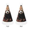 QWNMD Red PandasSanta Hat Soft Christmas Party Hat with Printed Design Santa Hat, Suitable for All Ages view 3