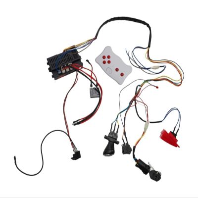 DIY Wire Switch Receiver RC Kit RX37 12V A for Electric Cars, and Switch Set Modified by Children