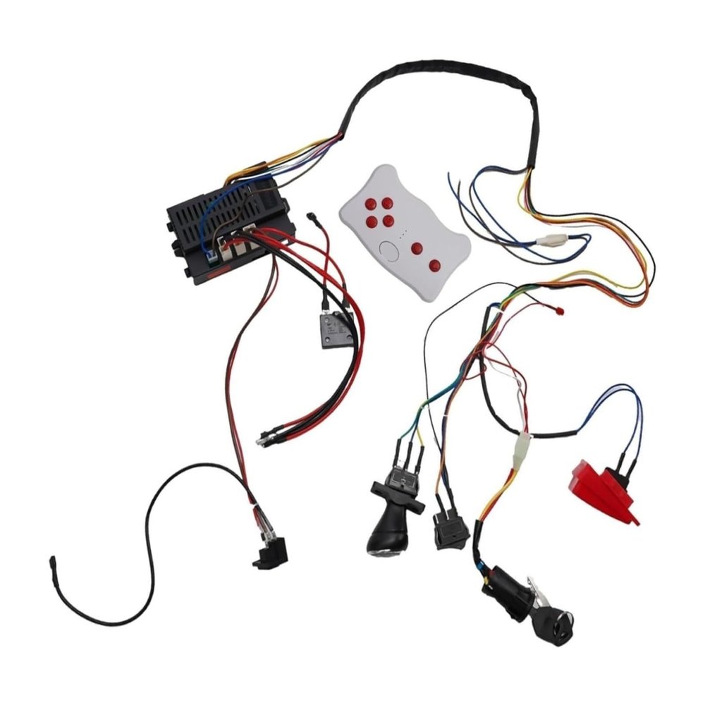 DIY Wire Switch Receiver RC Kit RX37 12V A for Electric Cars, and Switch Set Modified by Children