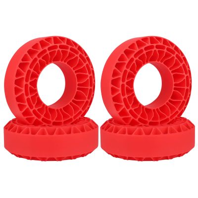 Vdaxvme 4-Piece Silicone Tyre Insert for 1/10 Climbing Cars Silicone Damper Liner for Model Vehicles Adaptability to Multiple Terrain Remote Controlled Crawler Tyre Accessories