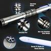 HOMZZZZ Dueling Lightsaber, 2 Pack RGB 15-Color LED Light Sabers with FX Sound & Motion Sensor, USB Rechargeable Lightsabers for Adults Kids Cosplay (33.5inch) view 2