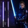 HOMZZZZ Dueling Lightsaber, 2 Pack RGB 15-Color LED Light Sabers with FX Sound & Motion Sensor, USB Rechargeable Lightsabers for Adults Kids Cosplay (33.5inch) view 4