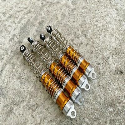 Replacement for fitsAluminum Big Bore Shocks for 1/10 Arrma Big Rock 4x4 3S BXL Gold
