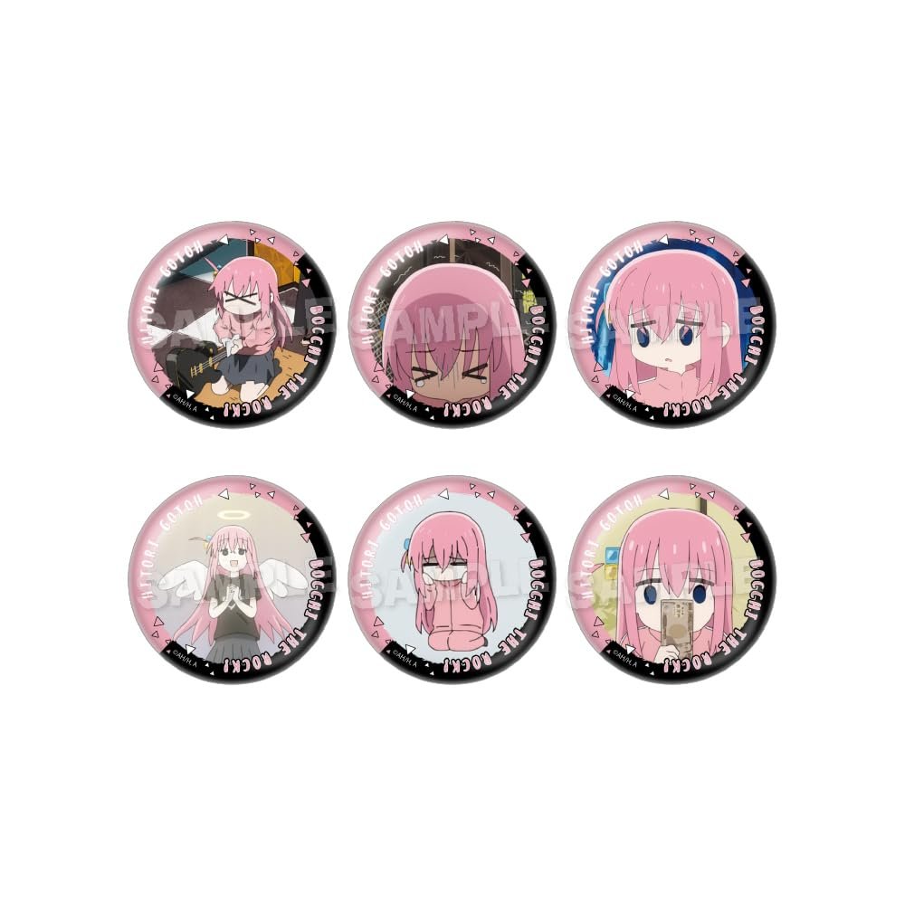 Bocchi Za Roku! Hitori Goto Collection Tin Badges Box of 6