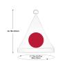 DRTGEDS Japanese Flag Christmas Hat For Kids, Multi-Use Santa Hat For Parties And Festive Events view 3