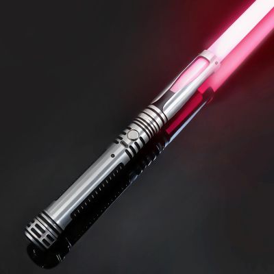 HOMZZZZ Dueling Lightsaber, Long LED Light Saber Sword with RGB 15 Color FX Sound & Motion Sensor Type-c Rechargeable Lightsabers Toy for Adults Kids Cosplay (43.8inch)