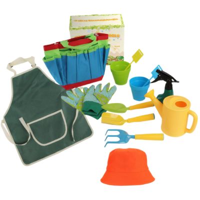 Grtheenumb 11PCS Kids Gardening Set, Kids-Friendly Toddler Gardening Set with Tote Bag, Educational Tools for Enhancing Exercise Hands-On Skills
