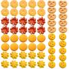 boxoon Cookie Biscuits Resin Miniature 60 Pcs And Chips, Accessories Craft Diy, For Bags Phone Cases And Hair Clips, Each 10 Pieces With 6 Designs, Decor Food Realistic view 1