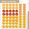 boxoon Cookie Biscuits Resin Miniature 60 Pcs And Chips, Accessories Craft Diy, For Bags Phone Cases And Hair Clips, Each 10 Pieces With 6 Designs, Decor Food Realistic view 2