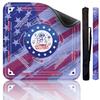 33.5 x 33.5 Inch Mahjong Mat,American Flag Style Wrinkle-Free PackagingAnti Slip & Noise Reduction Gaming Mat for Poker, Card, Dominoes, Board & Tile Games Mahjong Gift (Flag Mahjong Mat) view 1