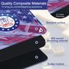 33.5 x 33.5 Inch Mahjong Mat,American Flag Style Wrinkle-Free PackagingAnti Slip & Noise Reduction Gaming Mat for Poker, Card, Dominoes, Board & Tile Games Mahjong Gift (Flag Mahjong Mat) view 3