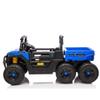 24V 440W Kids Ride On Six-Wheel Electric Dump Truck with 2.4G Remote Control, Anti-Collision Bar, Bluetooth Music, Ages 3-5(Blue) view 3