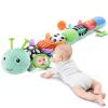 Baby Toys Sensory Musical Animal Stuffed Toy for Infant 0-3-6-12 Months Tummy Time Newborn, Plush Caterpillar with Mirror,Crinkle,Rattle Teething Toys for Baby Boys Girls Shower Gifts, Blue view 1