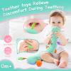 Baby Toys Sensory Musical Animal Stuffed Toy for Infant 0-3-6-12 Months Tummy Time Newborn, Plush Caterpillar with Mirror,Crinkle,Rattle Teething Toys for Baby Boys Girls Shower Gifts, Blue view 4