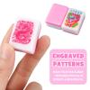 Ceenna American Mahjong Set with Carrying Bag Pink 160 Tiles 4 All-in-one Color Rack Pushers Game Table Mat Plastic Mahjong Coins Complete Ma Jong Game Set view 4