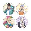 A3! x Sanrio Characters 03 Dot Design [Life Illustration] Tin Badge Set of 4 view 1