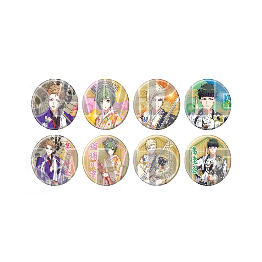 A3! x Kabuki 01 Tin Badge Complete Set, Box of 8