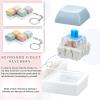 Taiyin Keyboard Toy Clicker Keyboard Fidget Keychain Decompression Toys Button Stress Relief Gifts for Adult to Relief Stress Pass The Time(Macarons Colors,Z Style) view 3