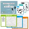 EDUMAETRIX 2-in-1 Mindful Puzzles Set with 24 Crossword and 8 Word Search, 1-12 Players, Memory Activities for Seniors with Alzheimer's and Dementia view 1