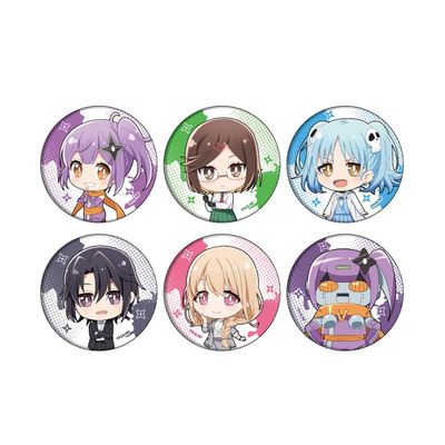 Anime Ninjago and the Killer Futurigurashi 01 (Mini Calilast) Can Badge Complete Set of 6 Pieces Box