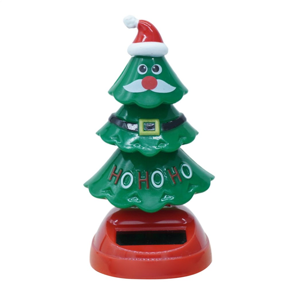 Christmas Tree -, Beard, Star Car Dashboard Dancer,Novelty Moving Christmas Tree for Desk, Windowsill, Car Dashboard Decoration