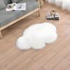 1:12 Scale Miniature Dollhouse Cloud Rug  Soft White Faux Fur Carpet, Cozy Bedroom & Living Room Accessory for Dollhouse Decoration, Mini Scene Layout, DIY Display & Micro Landscape Dcor (5.8x3.8in) view 2