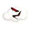 1:12 Scale Miniature Dollhouse Cloud Rug  Soft White Faux Fur Carpet, Cozy Bedroom & Living Room Accessory for Dollhouse Decoration, Mini Scene Layout, DIY Display & Micro Landscape Dcor (5.8x3.8in) view 4