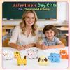 32 Packs Valentine's Day Gifts for Kids Sensory Pop Fidgets Toys Mini Farm Animal Keychains Bulk Party Favors for Toddlers Girls Boys School Classroom Prizes Exchange Birthday Goodie Bag Stuffers view 3