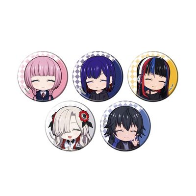TV anime "Kamsubaki City Construction" 01 (Official Illustration) Tin Badge Complete Set, Box of 5