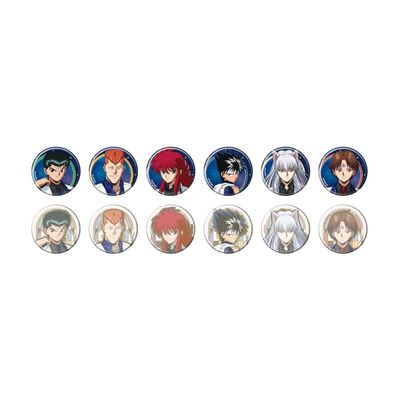 Yu Yu Hakusho 32 Starry Sky Suit Version (Illustration) Can Badge Complete Set, Box of 12