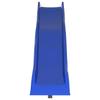 Durable Blue Polypropylene Play Slide, 82.7 in Long, Outdoor Backyard Playset for Kids 3-8 Years, Smooth Surface, Easy Assembly, Max 99.2 lbs Capacity view 4