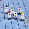 Robin Reed 6 x 13 (inch) Handmade English Christmas Table Decorations - Racing Snowman Game Inside view 2