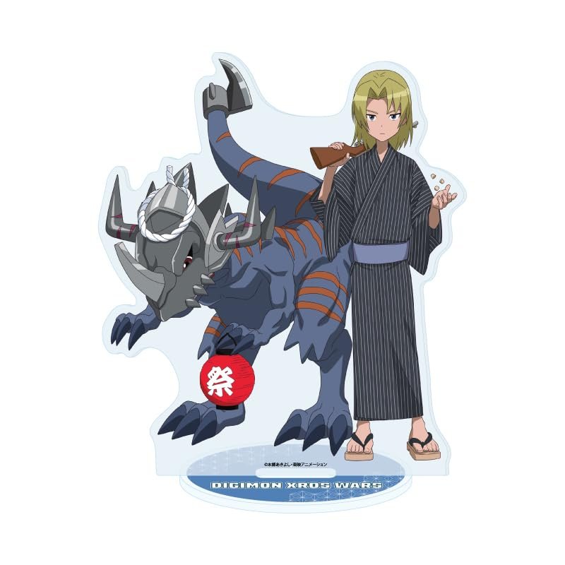 Digimon Cross Wars 05 Kiriha Aonuma & Greymon [Illustration] Acrylic Stand