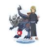 Digimon Cross Wars 05 Kiriha Aonuma & Greymon [Illustration] Acrylic Stand view 1