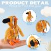 7inch Desk Goose Outfits, Mini Desktop Goose Clothes Desk Goose Accessories Set for Magnetic Goose Statue ( Yellow Dog ) view 3