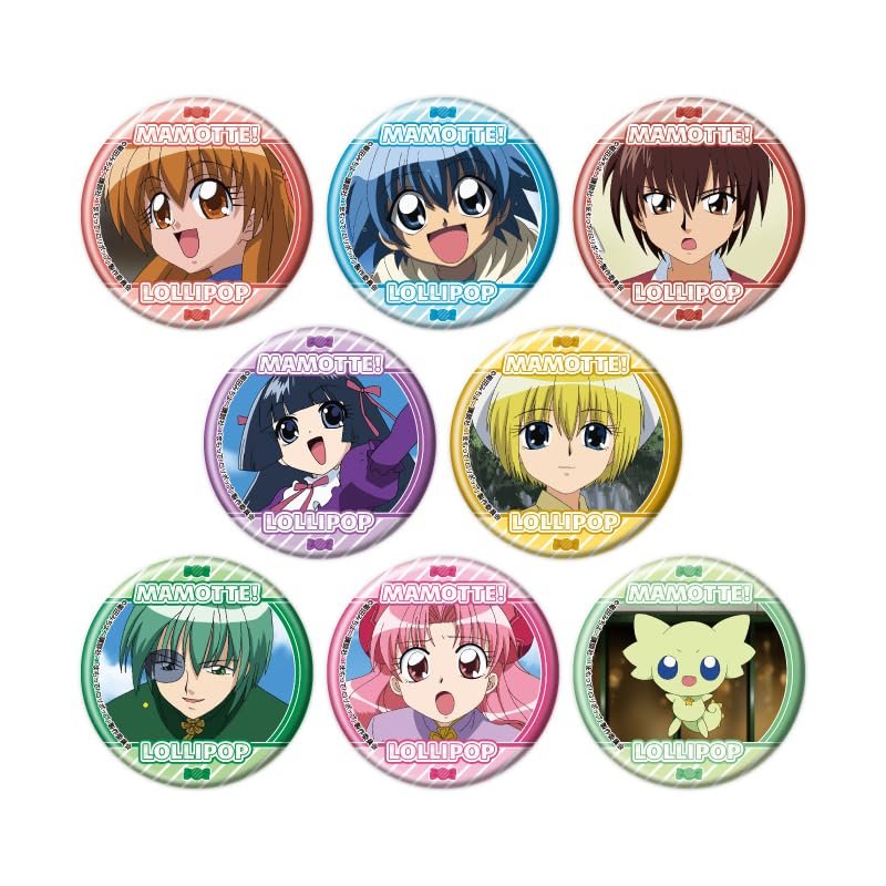 TV anime "Mamoe! Lollipop 01 Tin Badge Complete Set, Box of 8
