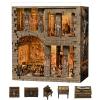 fifijoy Book Nook Kit - Egyptian Pharaohs Tomb DIY Miniature House Kit for Adults and Teens, Dollhouse BookNook Tiny House, Bookshelf Decor 3D Wooden Puzzle, Unique Gifts for Family and Friends view 1