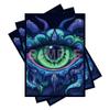 100 PCS TCG/MTG Card Sleeves, Matte Back Anti-Slip & Easy Shuffling Applicable to OCG CCG DTCG PTCG, 2.6 x 3.6 in Standard Size Cards (Demonic Giant Eye) view 1