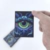 100 PCS TCG/MTG Card Sleeves, Matte Back Anti-Slip & Easy Shuffling Applicable to OCG CCG DTCG PTCG, 2.6 x 3.6 in Standard Size Cards (Demonic Giant Eye) view 3