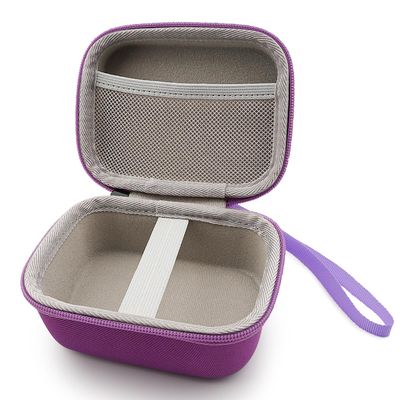 Tznzxm Compatible with Bitzee Hamster Ball Interactive Toy Case, Hard EVA Protective Storage Bag Carrying Box for Virtual Electronic Digital Pet Toy & Dock for Kids Purple (Case Only)