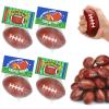 24 Pack Footballs Stress Balls Sport Valentines Gifts Bulk Foam Football Party Favors Valentines Day Cards for Kids Footballs Decorations Goodie Bag Stuffers Classroom Prizes Football Big Party 2026 view 1