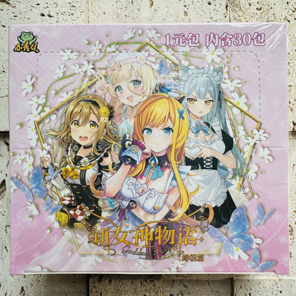 150PCS Goddess Story TCG Booster Box New (NS-1M16)
