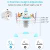 INFANS Baby Activity Center Jumper with Music, Light, Interactive Toys, 360Rotating Seat, 3 Heights for 6+ Months (Blue) view 4