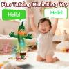 Dancing Talking Pickle Toy for Baby Toddler, Boys Girls Gifts Singing Mimicking, Recording Repeating What You Say, Baby Toys with 120 English Songs, Kids Funny Gag Gift Talking Toy, Adjustable Volume view 3