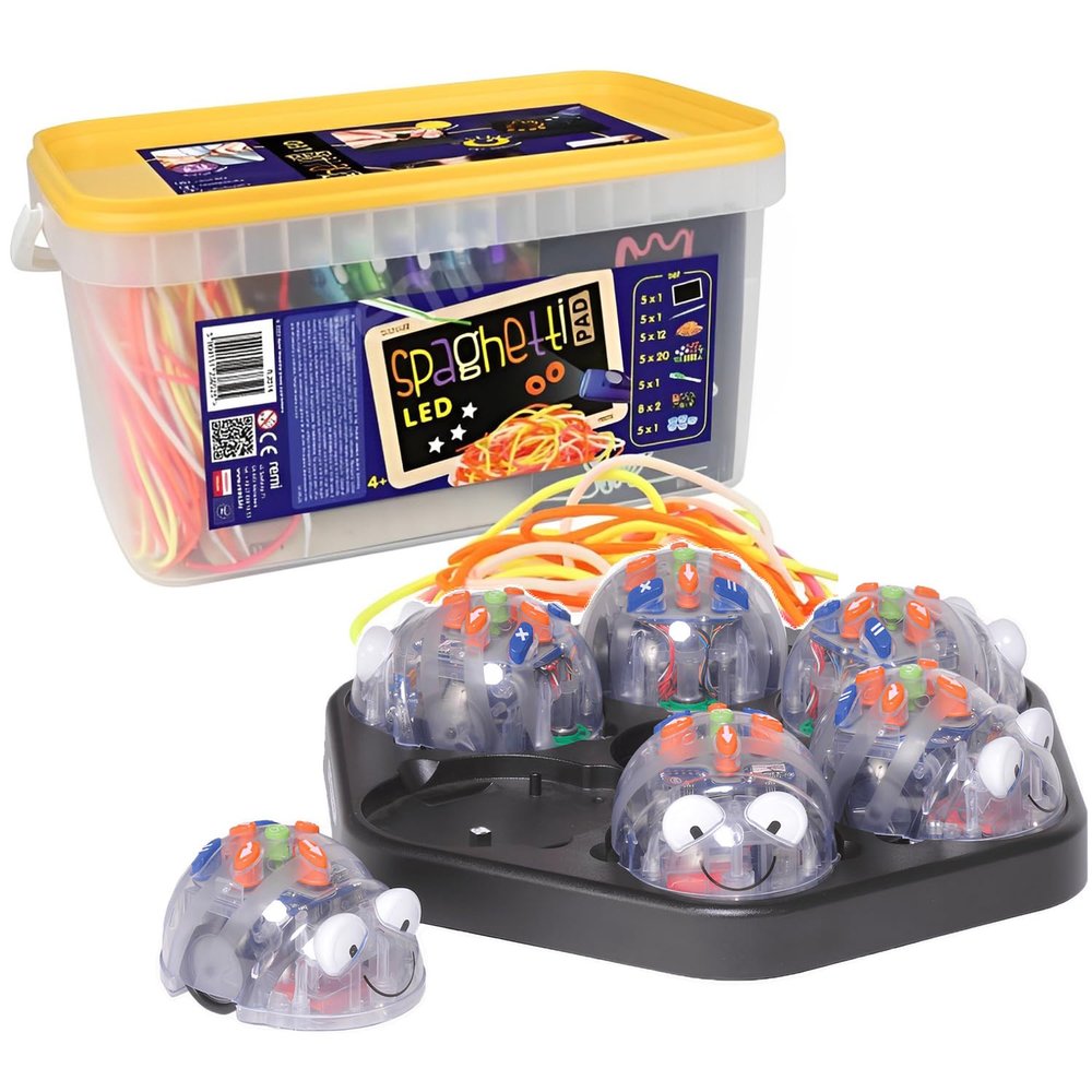 Early Basic Programming: See & Say Blue-Bot Class Pack with Free Spaghetti LED PAD - 5 Stations