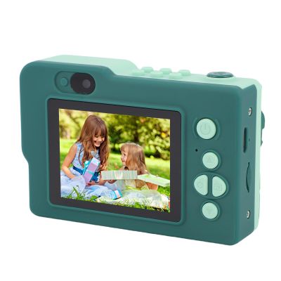 Alomejor Kids Camera, 40MP Dual Lens Camera with 6 FiltersSupport 64 Gmemory,for Children Age 3-12 Birthday Gifts,Without Memory Card (Green)