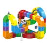 3D Infinity Track Train Set, Magnetic Train Tracks for Toddlers Ages 4-12, Flexible & Buildable Railway Toys Electric Gravity Defying Car STEM Educational Building Track Toys for Boys & Girls(81 Pcs) view 1